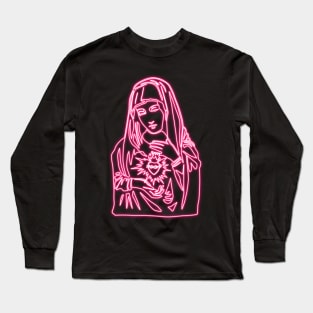 Virgin Mary portrait Long Sleeve T-Shirt